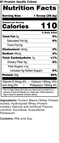 Rule 1 Whey Isolate Protein 5lb 4 Rule 1 Whey Isolate Protein 5lb -Best Price Nutrition R1 Protein Vanilla Creme 76745856 da60 4e8c 9011 5ba3ec990f33 1 12248.1702140842