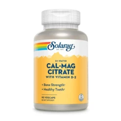 Solaray Cal-Mag Citrate & D 90 Capsules