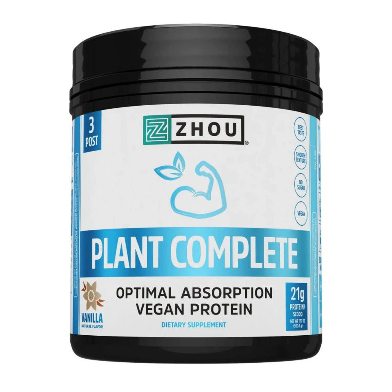 Zhou Plant Complete Vegan Protein 16 Servings Zhou Plant Complete Vegan Protein 16 Servings -Best Price Nutrition Untitleddesign 18 32e07a39 573c 4f2a ae5b 70f57ab61f88 34213.1702144752