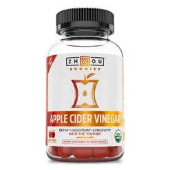 ZHOU APPLE CIDER VINEGAR 60 Vegan Gummies