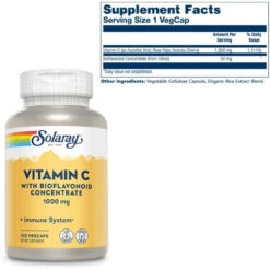 Solaray Vitamin C W/ Bioflavonoid Concentrate 1000mg 100 Caps -Best Price Nutrition Untitleddesign 3 3437cbbc 0647 42bb 89c4 c48935864852 94321.1702147582