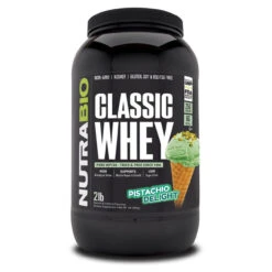 NutraBio Classic Whey Protein 2lb -Best Price Nutrition classic whey 2lb pistachio 81832.1702141998
