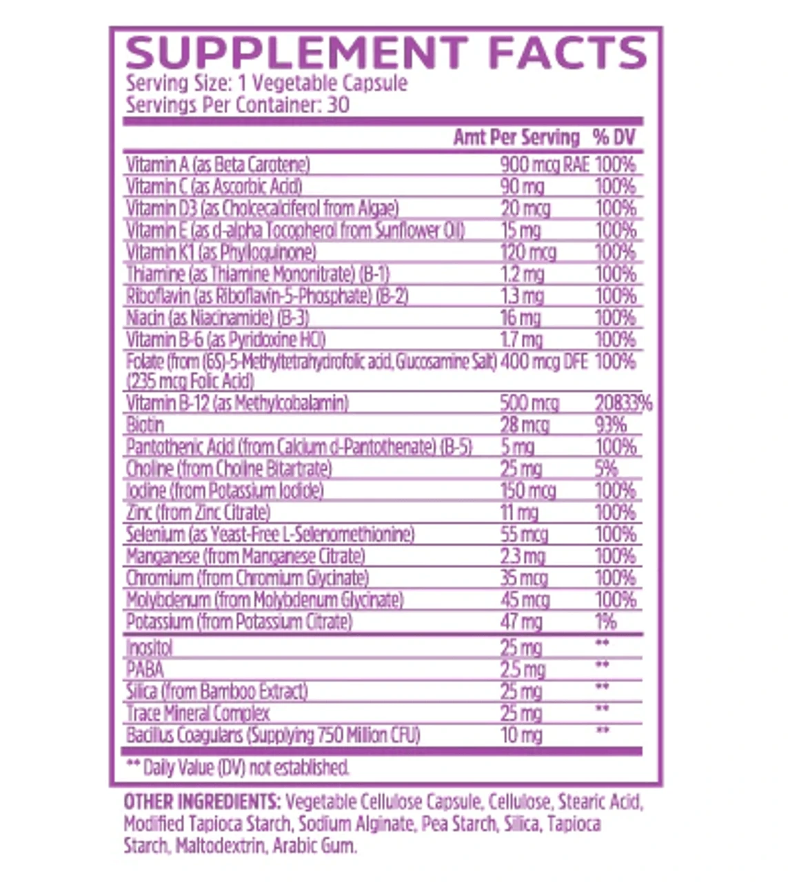 ZHOU Daily Boost 30 Capsules ZHOU Daily Boost 30 Capsules -Best Price Nutrition supp facts 1641488223941 68389.1702142750